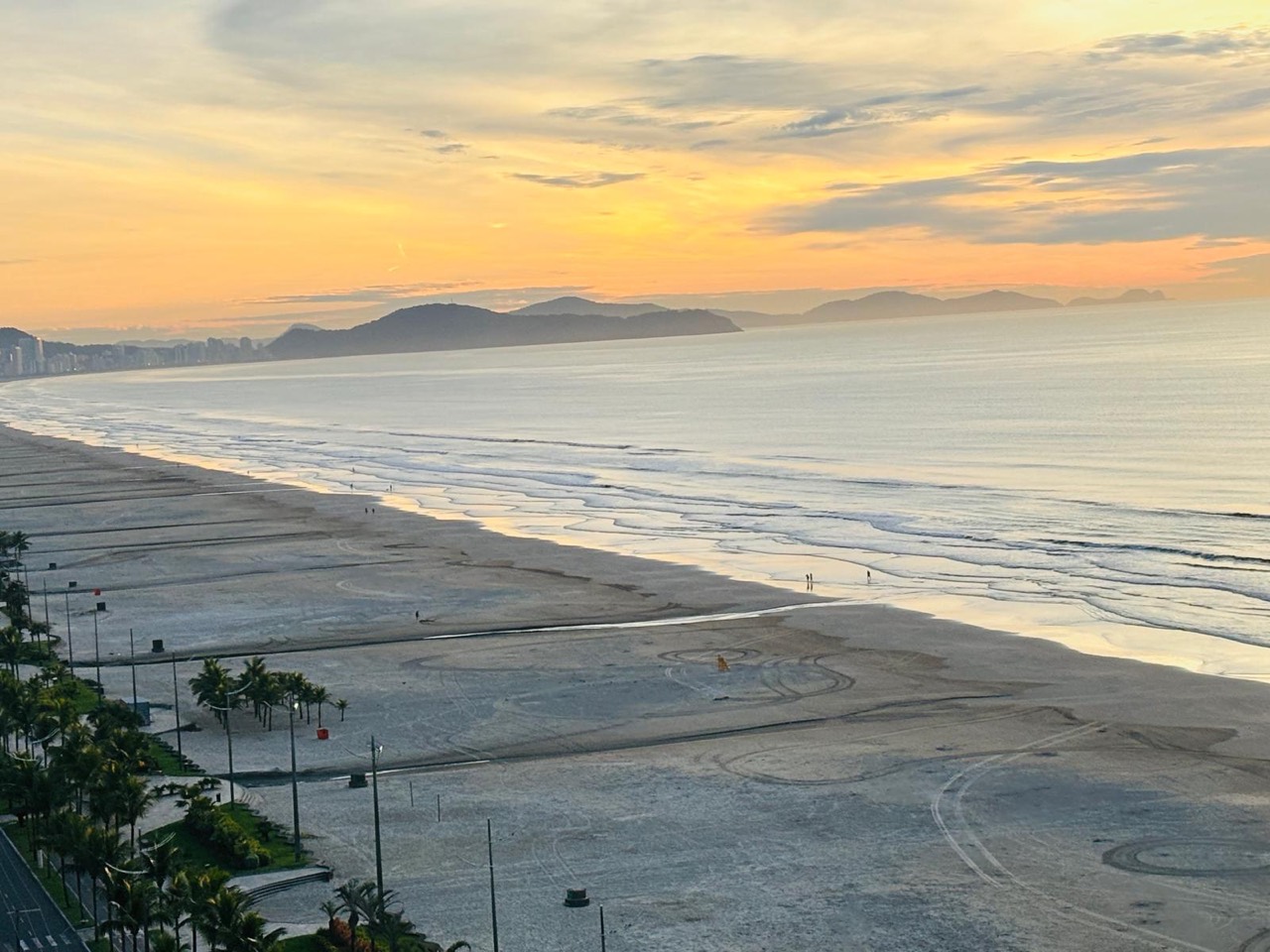 Vista para o mar a partir do Apartamento 115 em Praia Grande